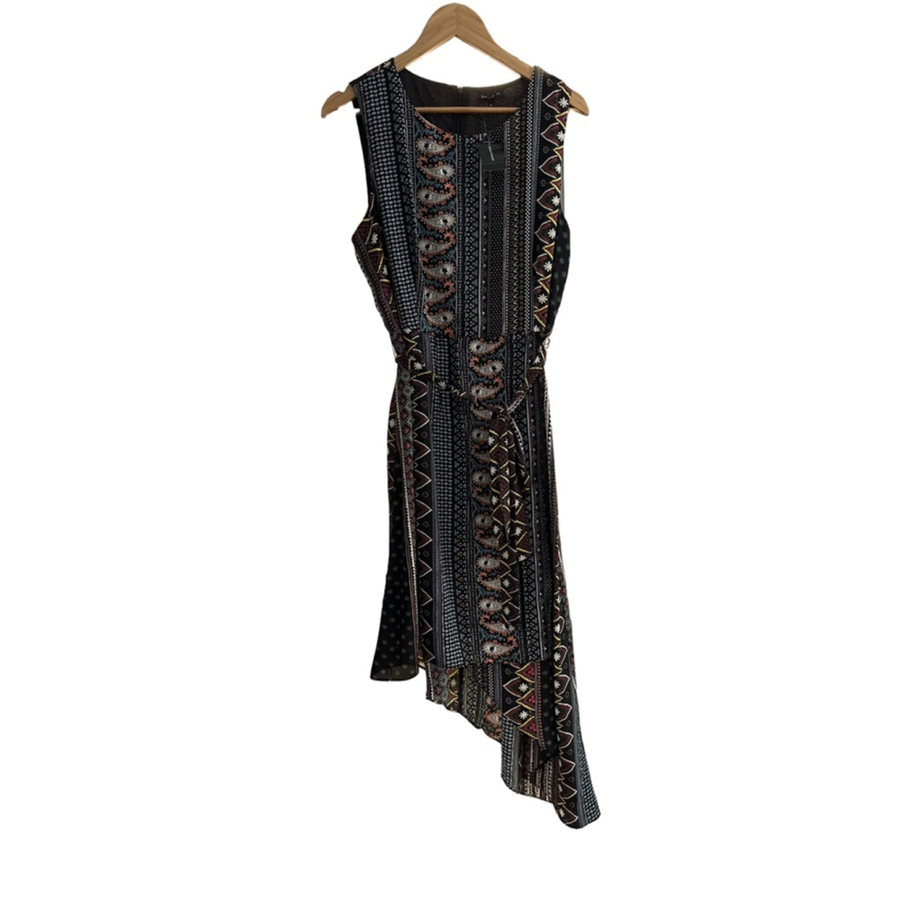 Women's ashleigh Stewart, Dress Size 1X Black Multi-color